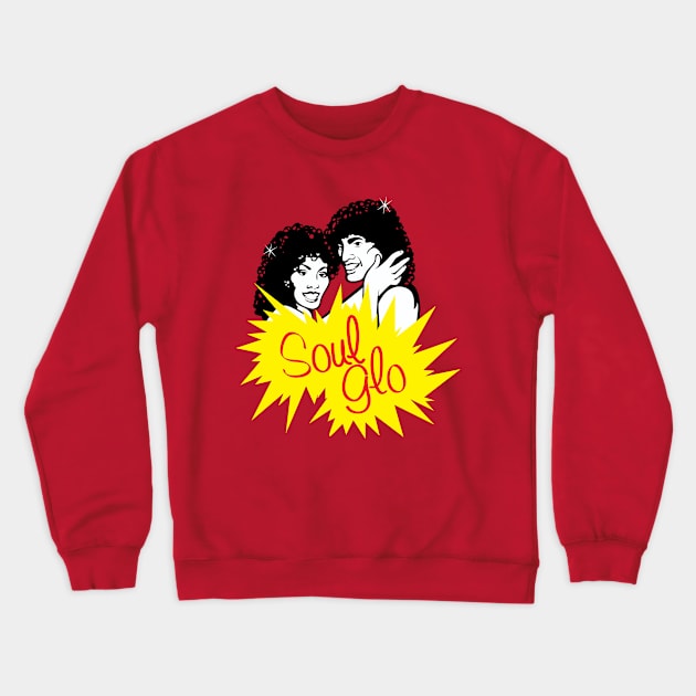 Soul Glo Couple Crewneck Sweatshirt by BlackActionTeesOnDemand